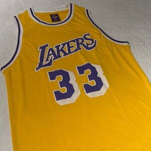Lakers Yellow and Purple Jersey NEVER WORN